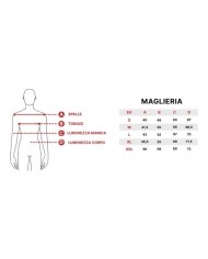 QB24 MAGLIATTA GIROCOLLO IN JERSEY BIELASTICO