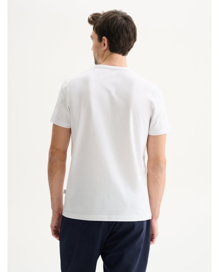 QB24 MAGLIATTA GIROCOLLO IN JERSEY BIELASTICO