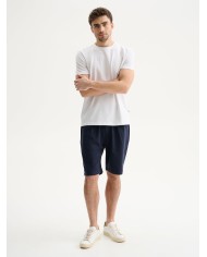 QB24 MAGLIATTA GIROCOLLO IN JERSEY BIELASTICO