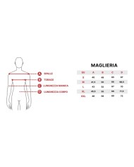QB24 MAGLIATTA GIROCOLLO IN JERSEY BIELASTICO