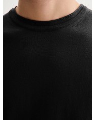 QB24 MAGLIETTA GIROCOLLO IN COTONE CREPE