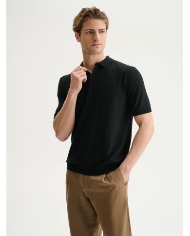 QB24 POLO IN MAGLIA BASIC IN COTONE CREPE