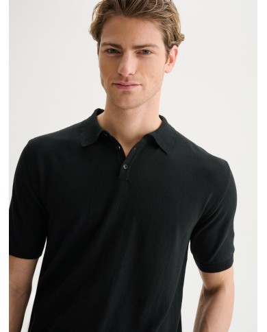 QB24 POLO IN MAGLIA BASIC IN COTONE CREPE