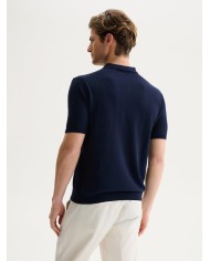 QB24 POLO IN MAGLIA BASIC IN COTONE CREPE