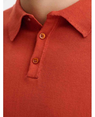 QB24 POLO IN MAGLIA BASIC IN COTONE CREPE