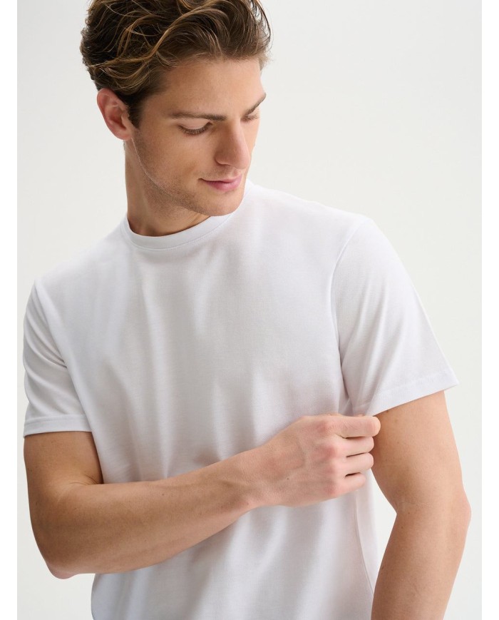 QB24 MAGLIETTA GIROCOLLO IN PIQUET DI COTONE