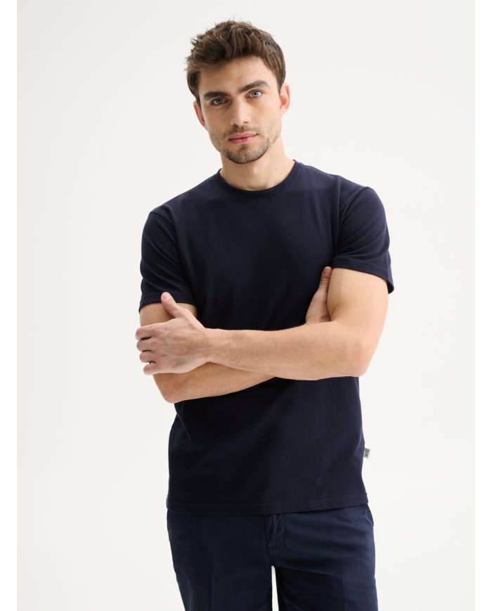 QB24 MAGLIETTA GIROCOLLO IN PIQUET DI COTONE