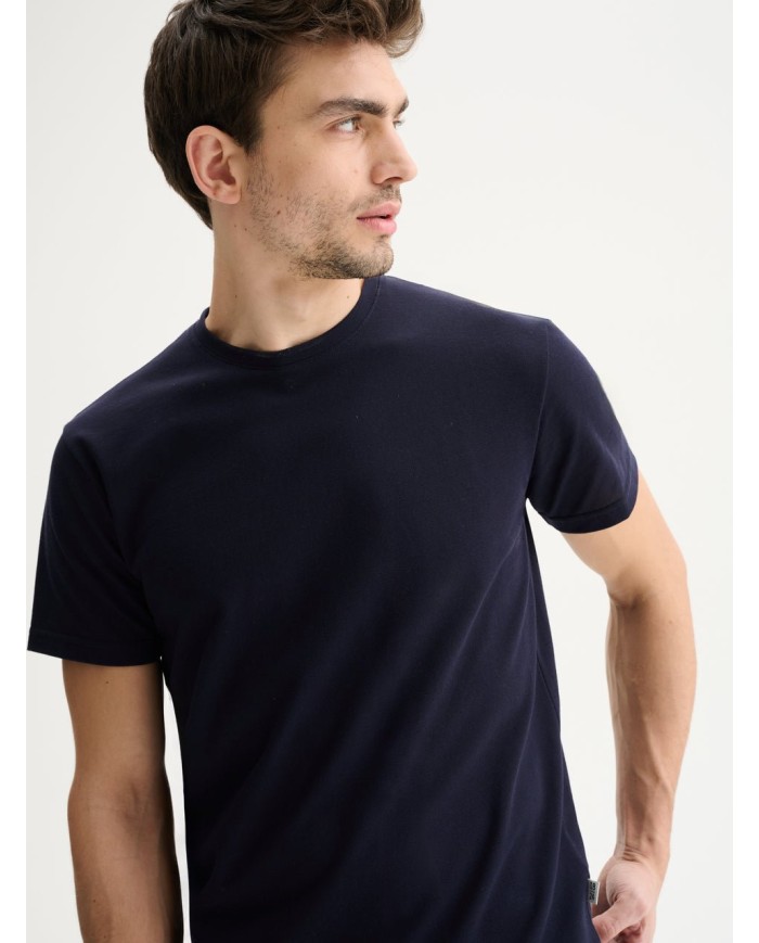 QB24 MAGLIETTA GIROCOLLO IN PIQUET DI COTONE