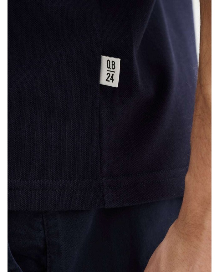 QB24 MAGLIETTA GIROCOLLO IN PIQUET DI COTONE