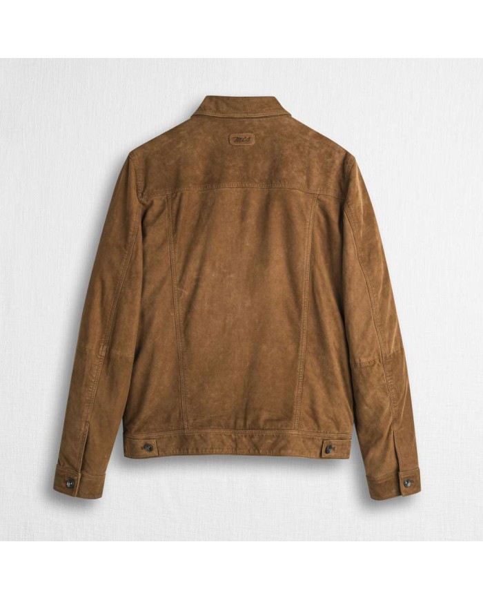 MCS GIACCA TRUCKER IN PELLE