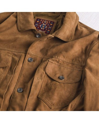 MCS GIACCA TRUCKER IN PELLE