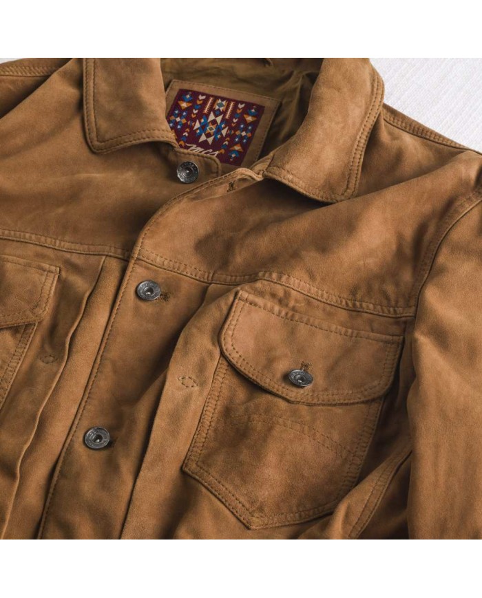 MCS GIACCA TRUCKER IN PELLE