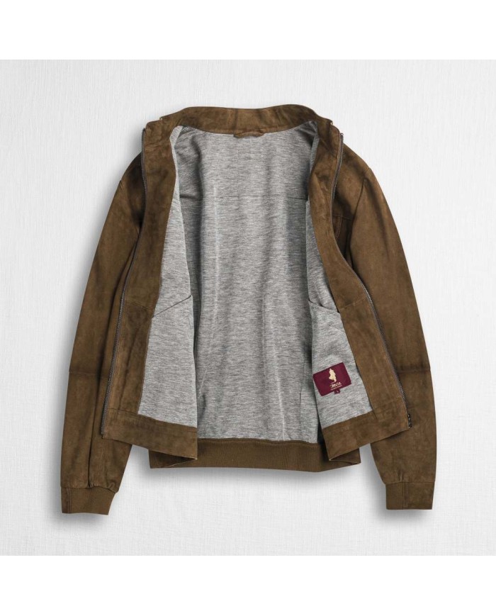 MCS GIACCA IN PELLE SCAMOSCIATA