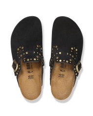 BIRKENSTOCK SANDALI DONNA BOSTON RIVETS IN PELLE SCAMOSCIATA