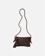 BIBA BORSA IN PELLE A CROCE PERKINS