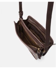 BIBA BORSA IN PELLE CON CROCE ROCKWALL