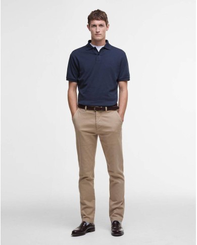 BARBOUR POLO HYLTON A MANICHE CORTE