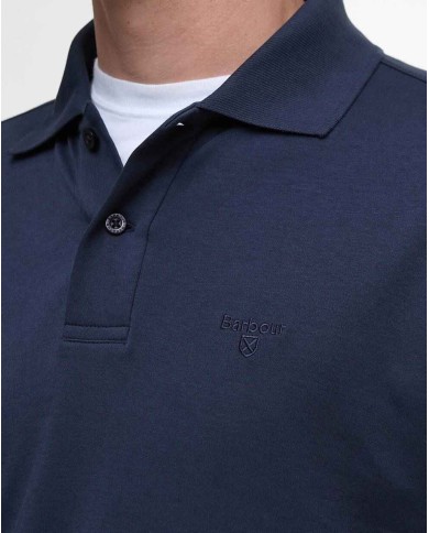 BARBOUR POLO HYLTON A MANICHE CORTE