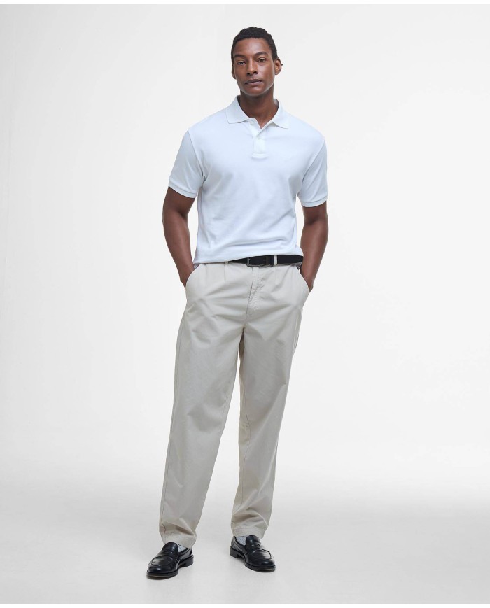 BARBOUR POLO HYLTON A MANICHE CORTE