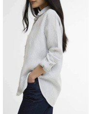 BARBOUR CAMICIA A MANICHE LUNGHE MARINE