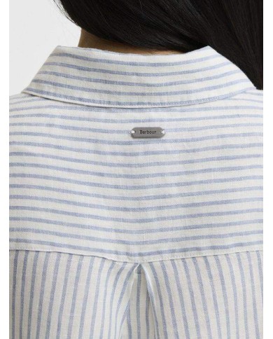 BARBOUR CAMICIA A MANICHE LUNGHE MARINE