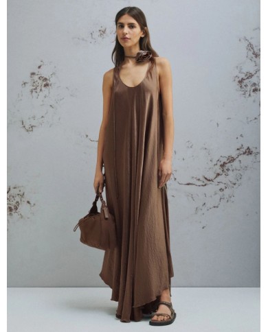 MARELLA ABITO IN TWILL CRINCKLE