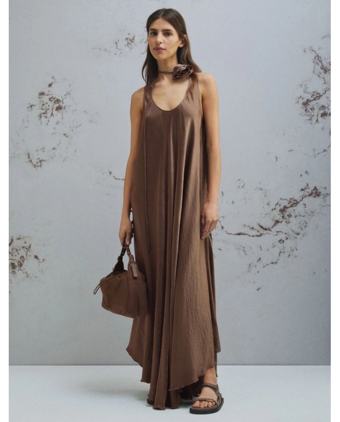 MARELLA ABITO IN TWILL CRINCKLE