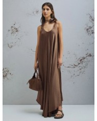 MARELLA ABITO IN TWILL CRINCKLE