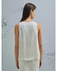 MARELLA TOP CON FIORE ABBINATO