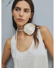 MARELLA TOP CON FIORE ABBINATO