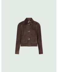 MARELLA GIACCA BOXY IN SUEDE