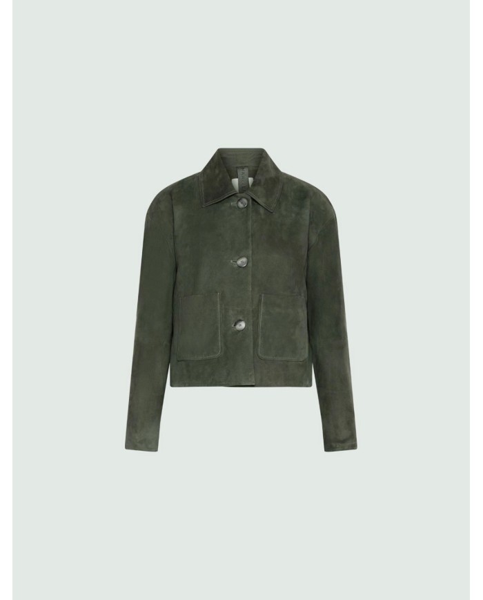 MARELLA GIACCA BOXY IN SUEDE