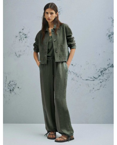 MARELLA GIACCA BOXY IN SUEDE