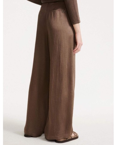 MARELLA PANTALONE AMPIO IN TWILL CRINCKLE