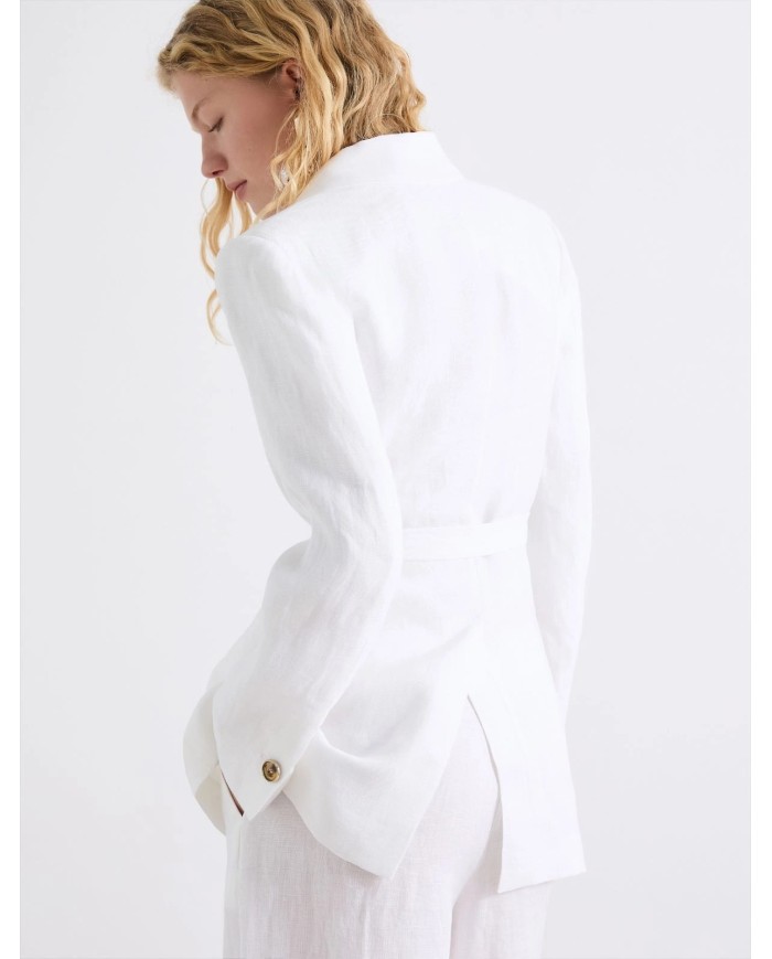 MARELLA BLAZER IN LINO DELAVÉ
