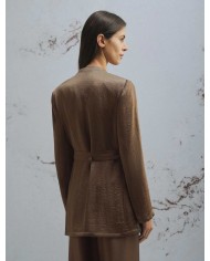 MARELLA GIACCA IN TWILL CON CINTURA