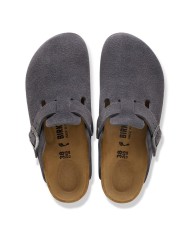 BIRKENSTOCK SANDALI UOMO BOSTON IN PELLE SCAMOSCIATA