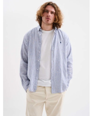 JAGGY CAMICIA IN COTONE A RIGHE