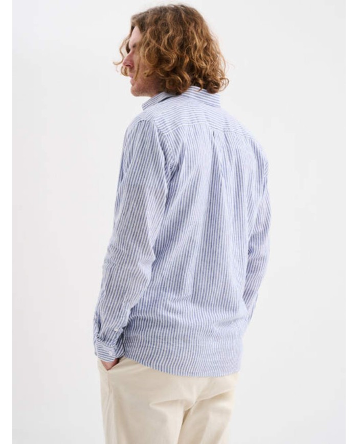 JAGGY CAMICIA IN COTONE A RIGHE