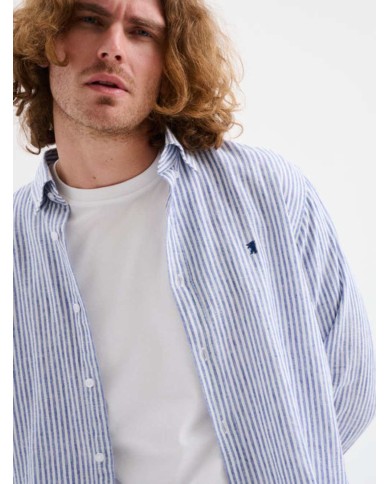 JAGGY CAMICIA IN COTONE A RIGHE