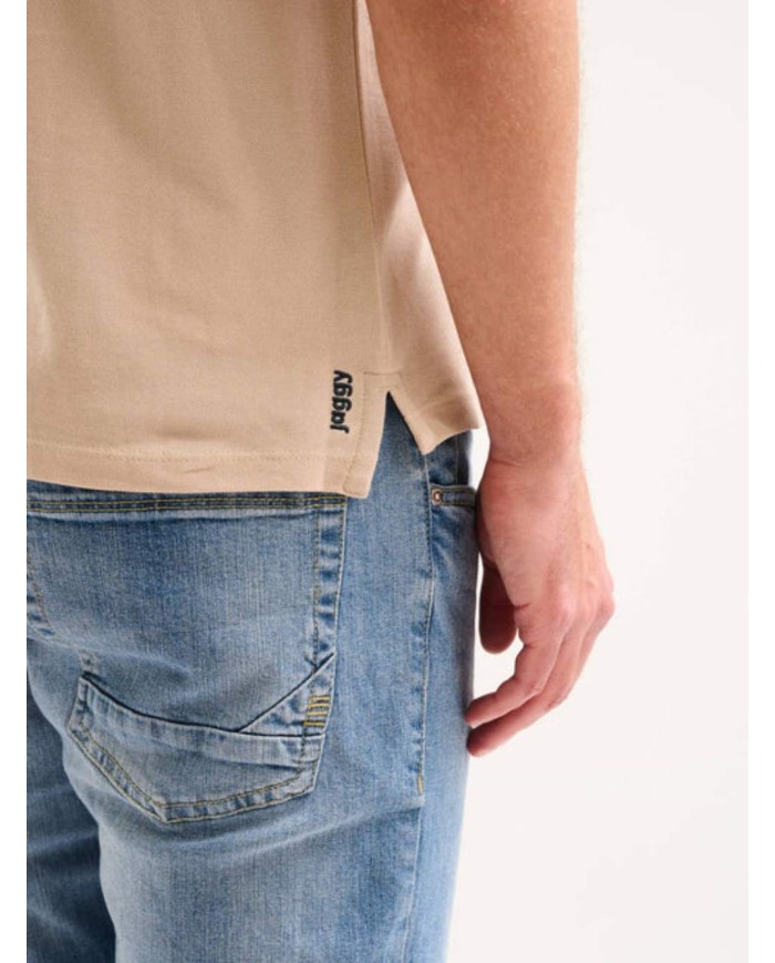 JAGGY POLO A MANICHE CORTE