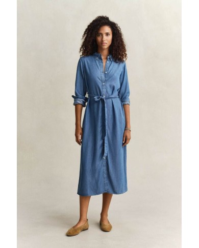 GANT ABITO CHAMBRAY DENIM