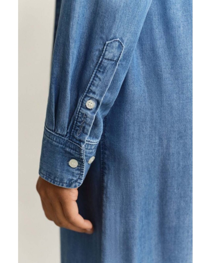 GANT ABITO CHAMBRAY DENIM