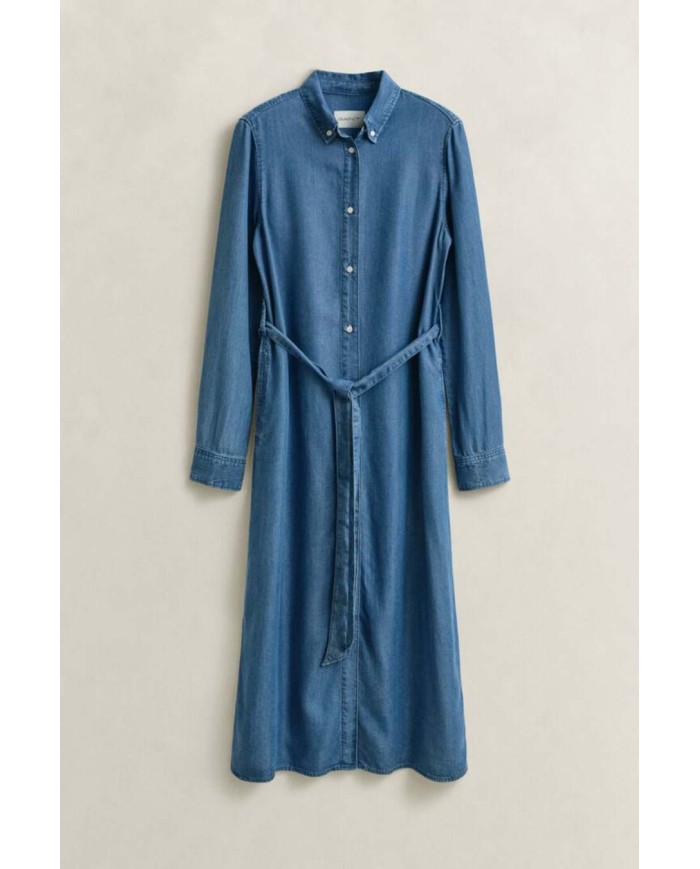 GANT ABITO CHAMBRAY DENIM