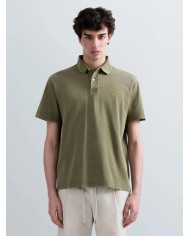 REPLAY POLO IN PIQUET DI COTONE CON RICAMO