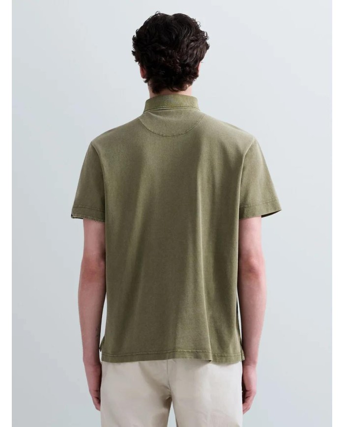 REPLAY POLO IN PIQUET DI COTONE CON RICAMO