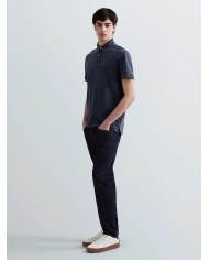 REPLAY POLO IN PIQUET DI COTONE CON RICAMO