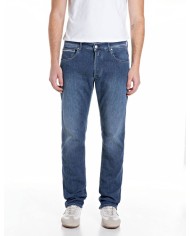 REPLAY JEANS INDIGO STRETCH DENIM