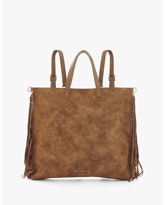 MANILA GRACE BORSA ZAINO CON FRANGE