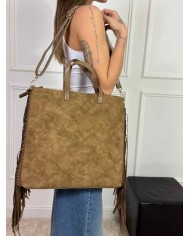 MANILA GRACE BORSA ZAINO CON FRANGE